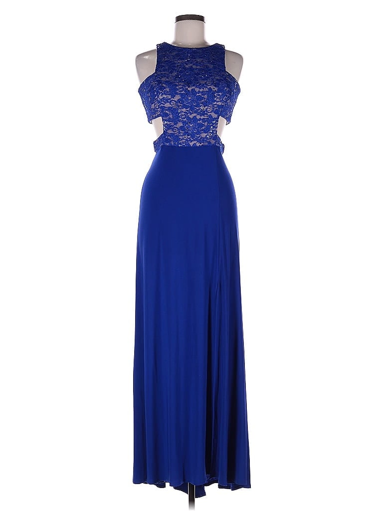 Pre-owned Morgan & Co. Cocktail Dress In Blue