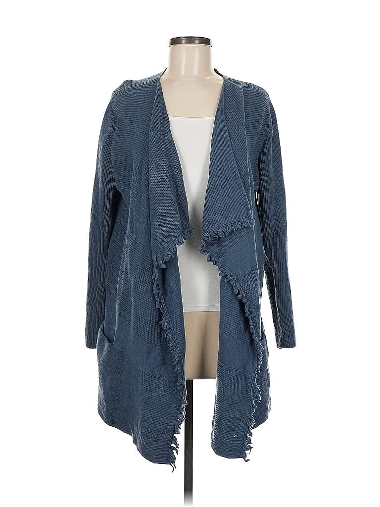 Pre-owned Lafayette 148 Kimono In Blue