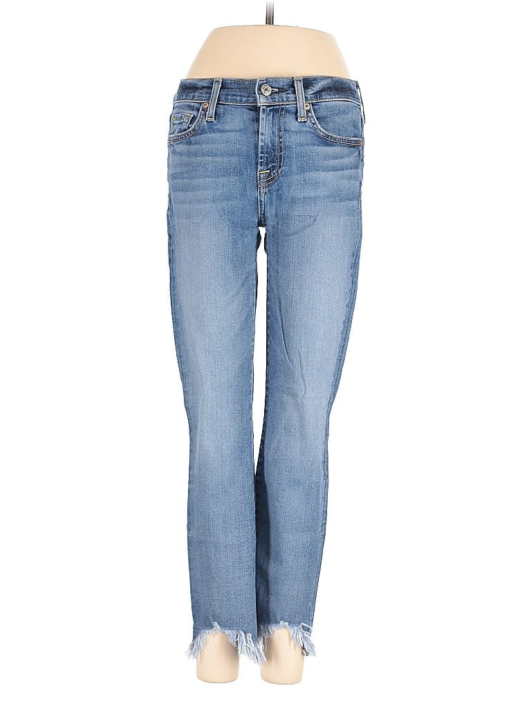 Pre-owned 7 For All Mankind Jeans In Blue