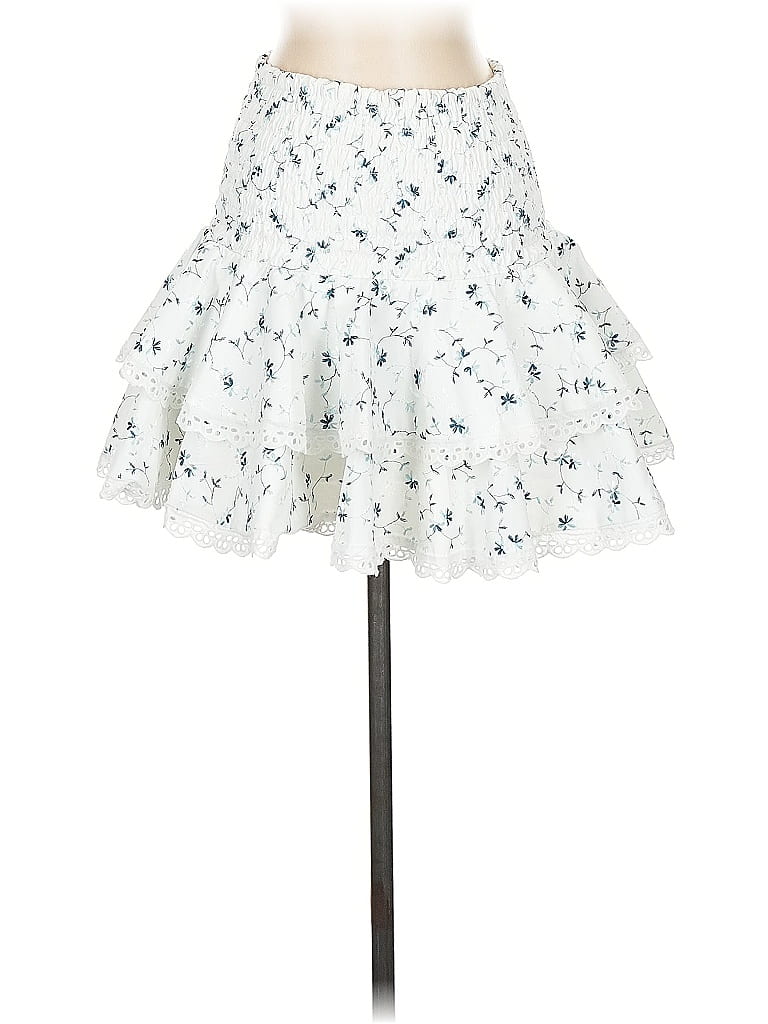 RESET Pre-owned Casual Skirt In White