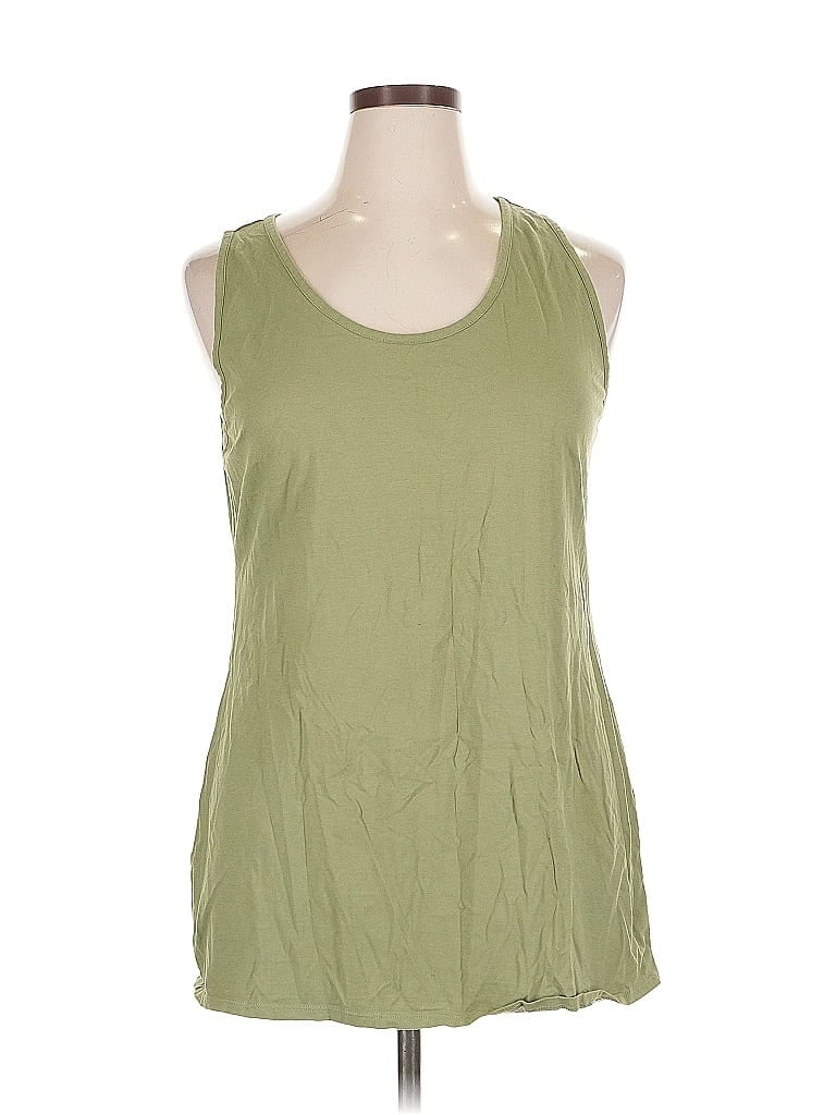 Pre-owned Soft Surroundings Sleeveless T-shirt In Green