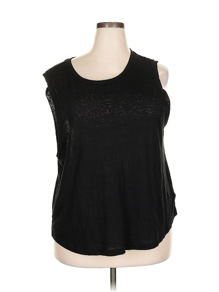 Pre-owned Gap Sleeveless T-shirt In Black