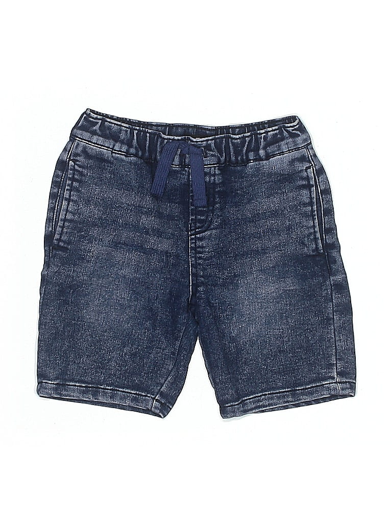 Pre-owned 7 For All Mankind Kids' Denim Shorts In Blue