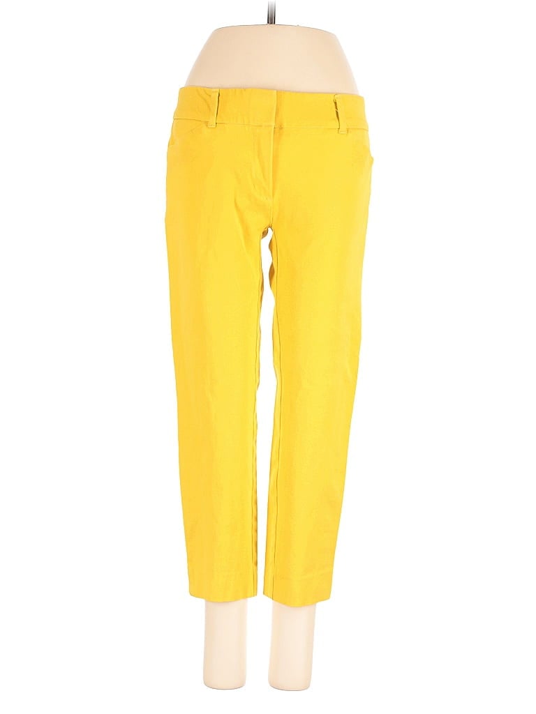 Pre-owned 7th Avenue Design Studio New York & Company Casual Pants In Yellow