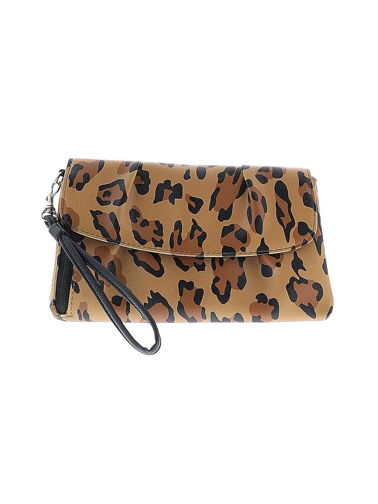 Pre-owned Unbranded Wristlet In Brown