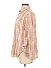J.Crew 100% Cotton Plaid Orange 3/4 Sleeve Button-Down Shirt Size 4 - photo 5