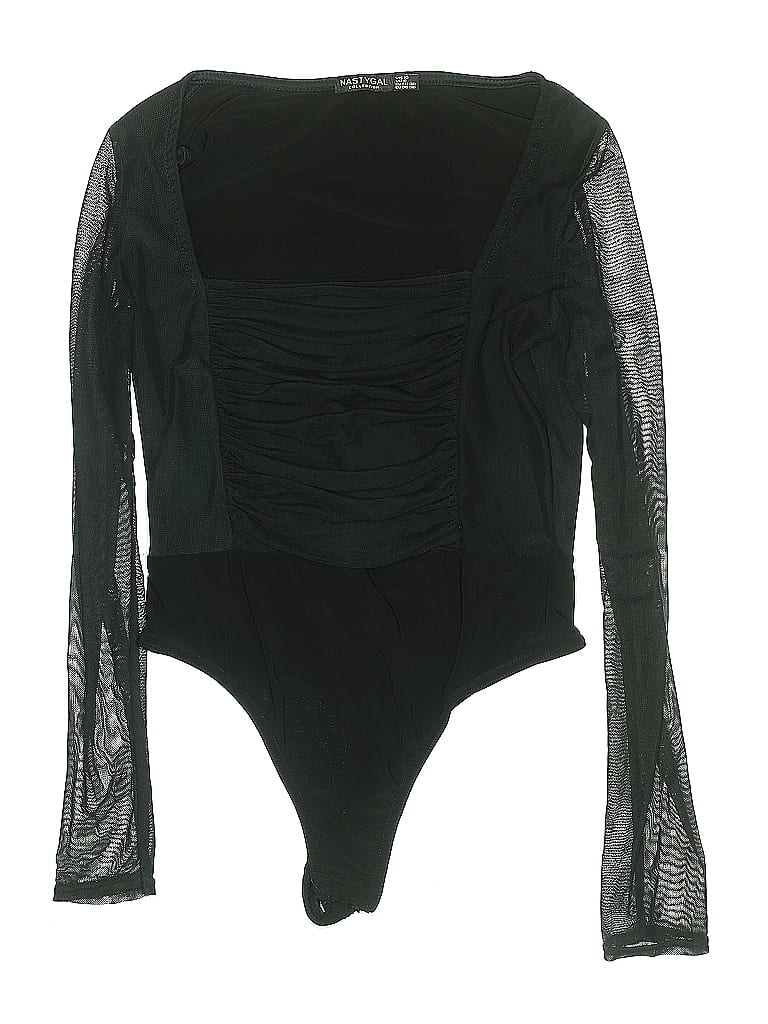 Pre-owned Nasty Gal Inc. Bodysuit In Black