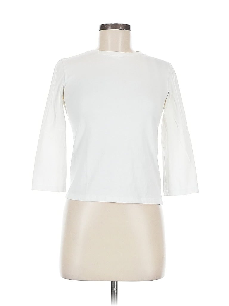 Pre-owned Weekend Max Mara 3/4 Sleeve T-shirt In White