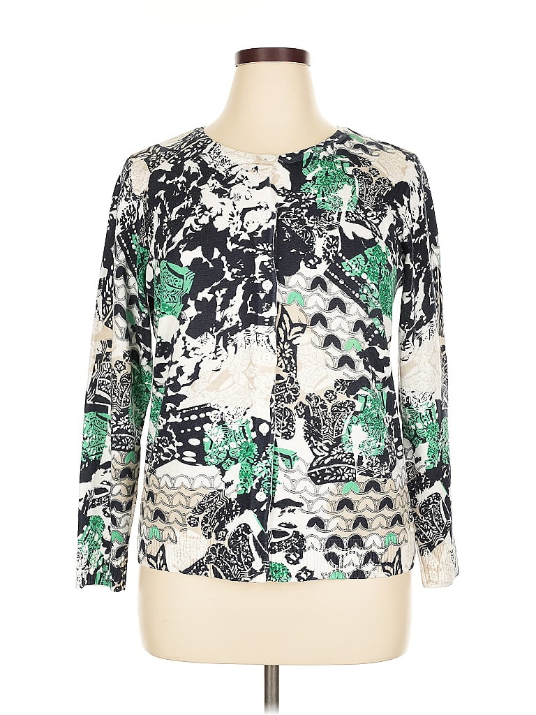 Pre-owned Christopher & Banks Pullover Sweater In Green