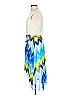 Lily Rose 100% Polyester Graphic Blue Cocktail Dress Size XS - photo 5