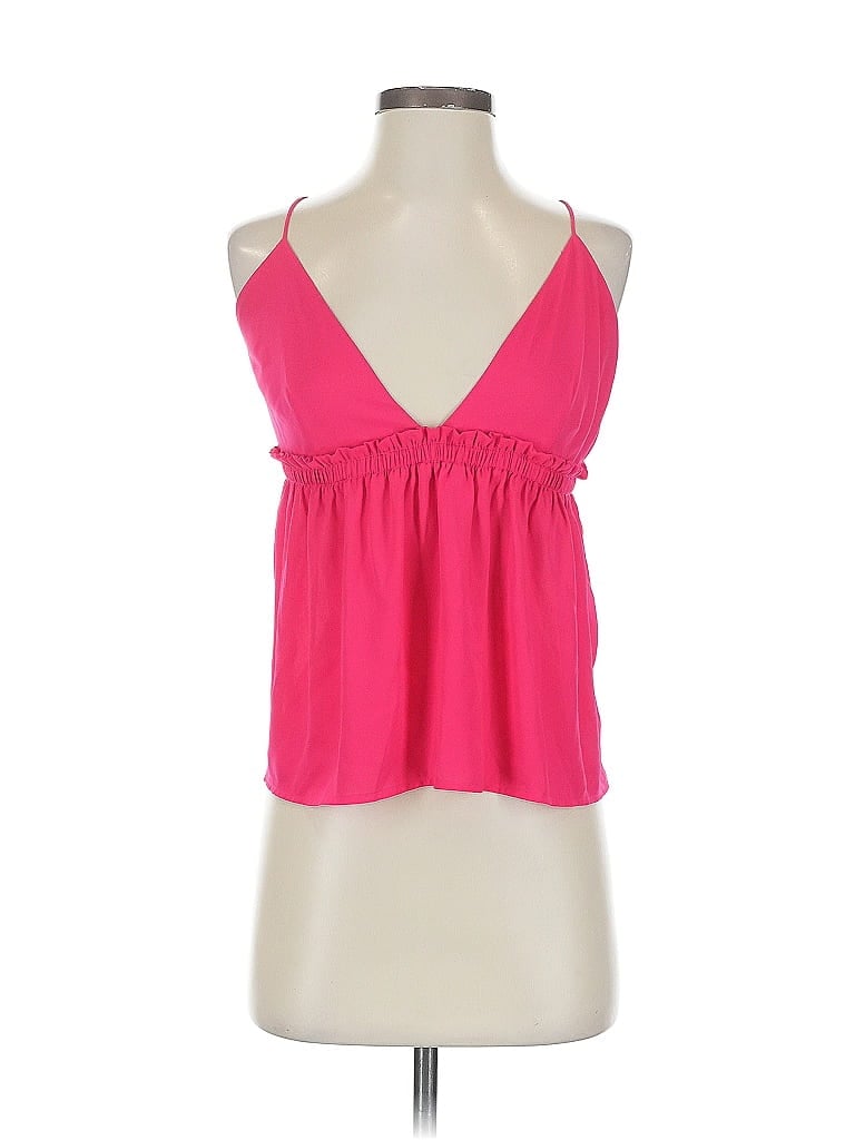 Pre-owned Express Sleeveless Blouse In Pink