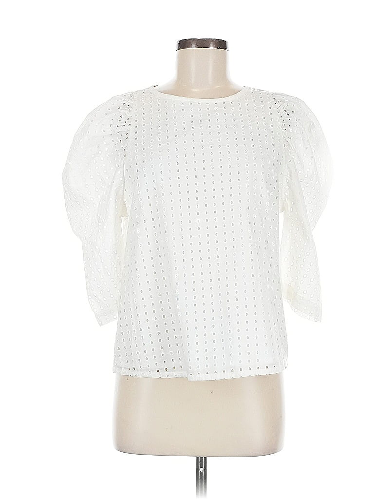 Pre-owned A New Day 3/4 Sleeve Blouse In White