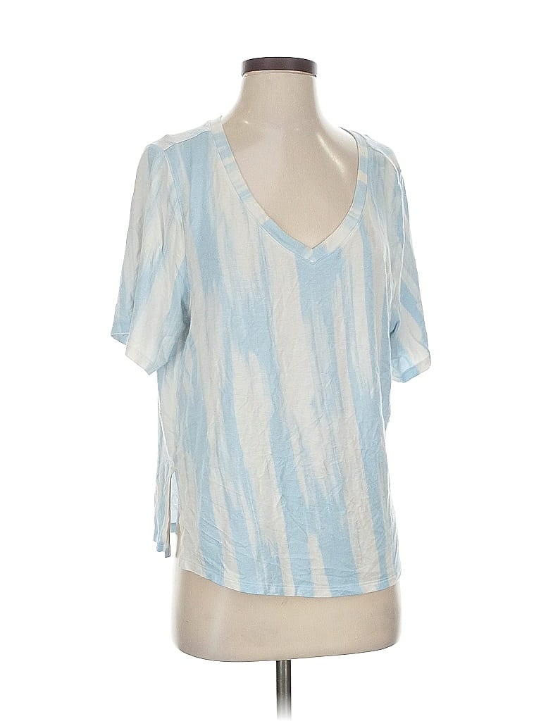 Pre-owned Athleta Short Sleeve T-shirt In Blue
