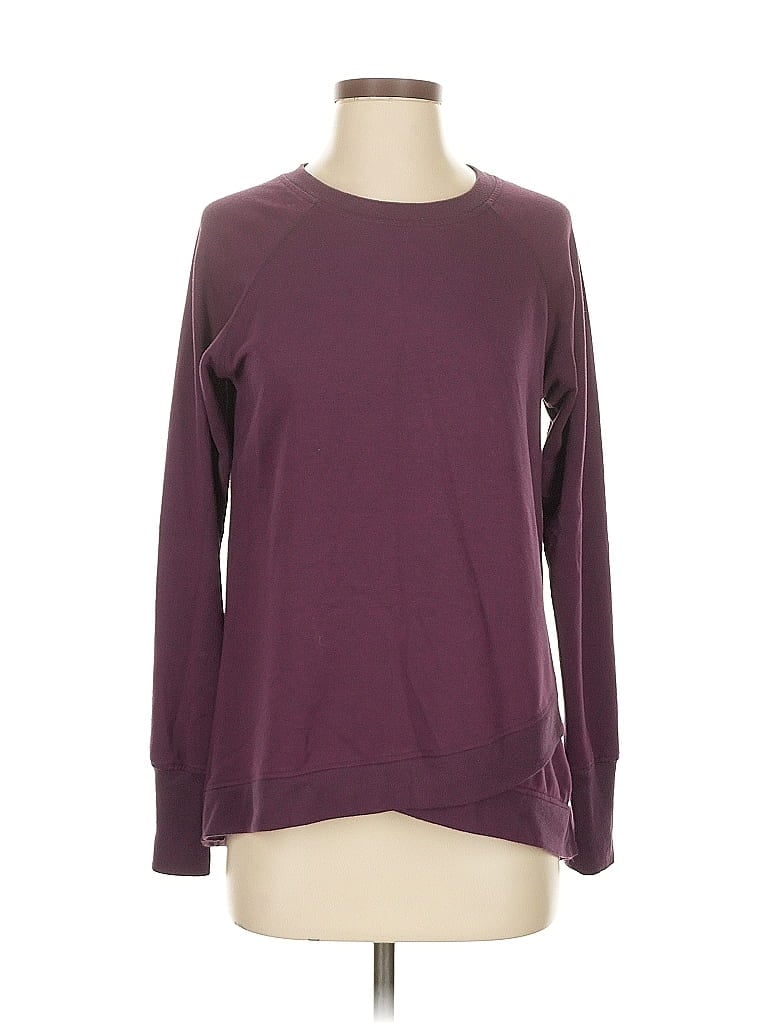 Click to view more detailed imagery on our partner's website Pre-owned Danskin Sweatshirt In Burgundy