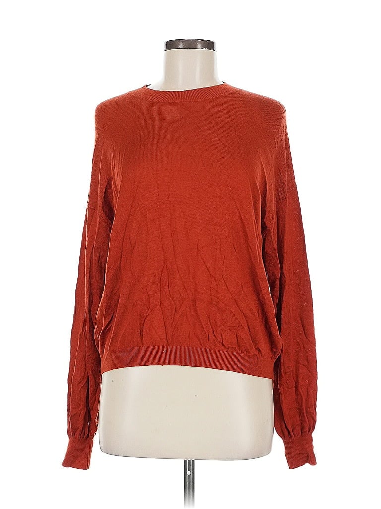 Pre-owned Bp. Pullover Sweater In Orange