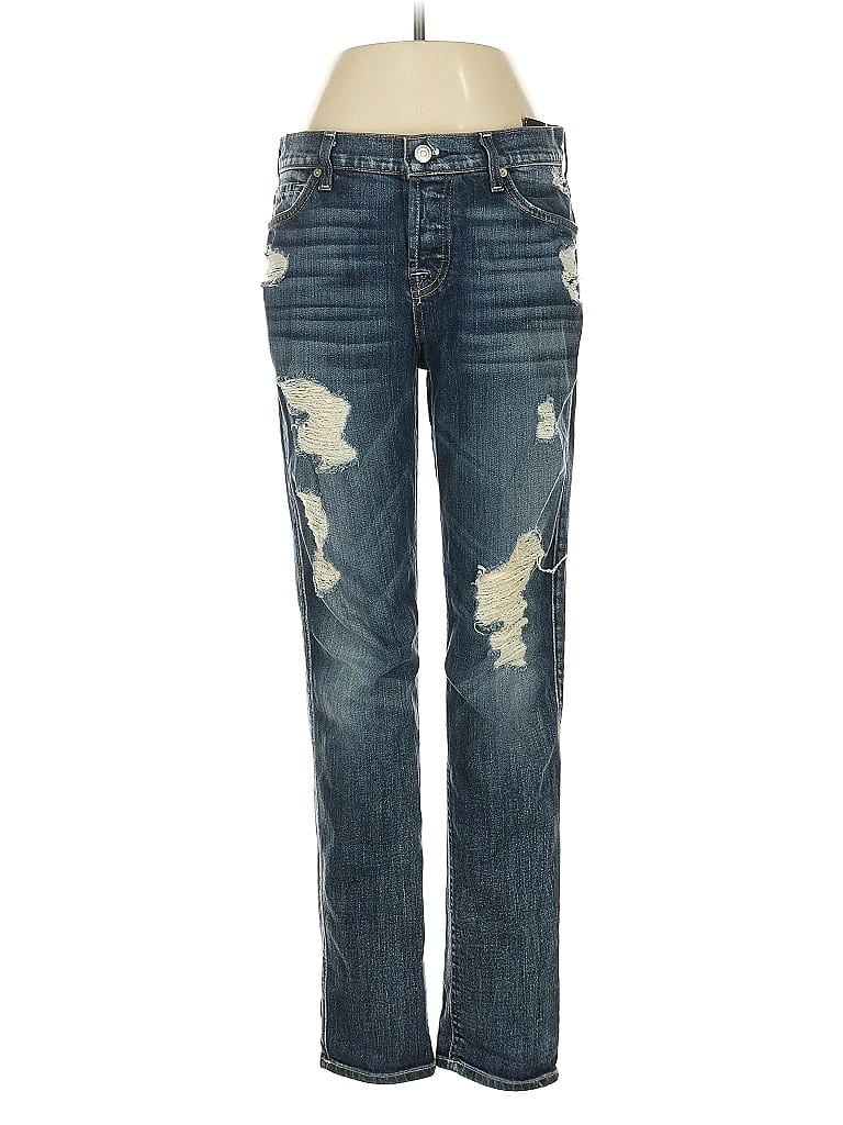 Pre-owned 7 For All Mankind Jeans In Blue