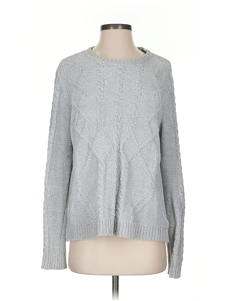 Pre-owned Coldwater Creek Pullover Sweater In Gray