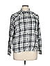 Gap Plaid Silver Long Sleeve Button-Down Shirt Size XL - photo 1
