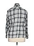 Gap Plaid Silver Long Sleeve Button-Down Shirt Size XL - photo 2