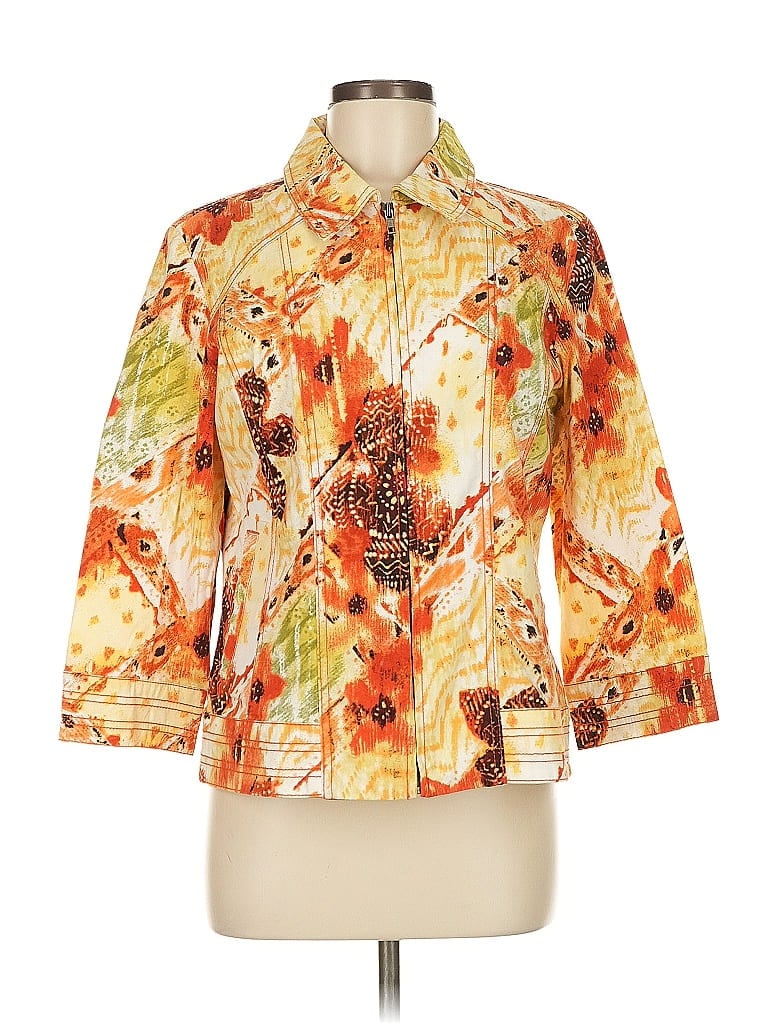 Pre-owned Chico's Jacket In Orange