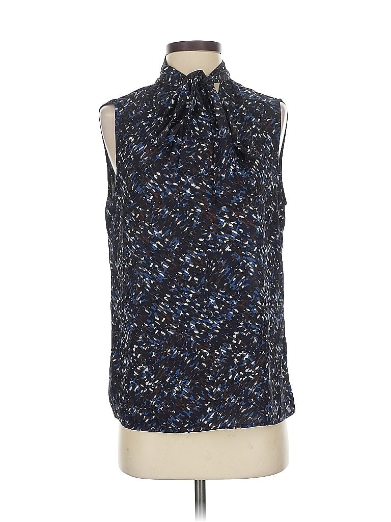 Pre-owned Anne Klein Sleeveless Blouse In Blue