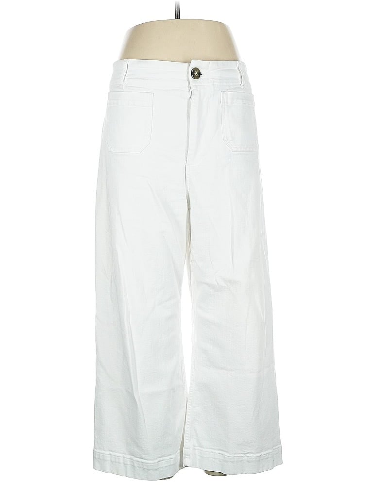 Pre-owned Maeve By Anthropologie Jeans In White