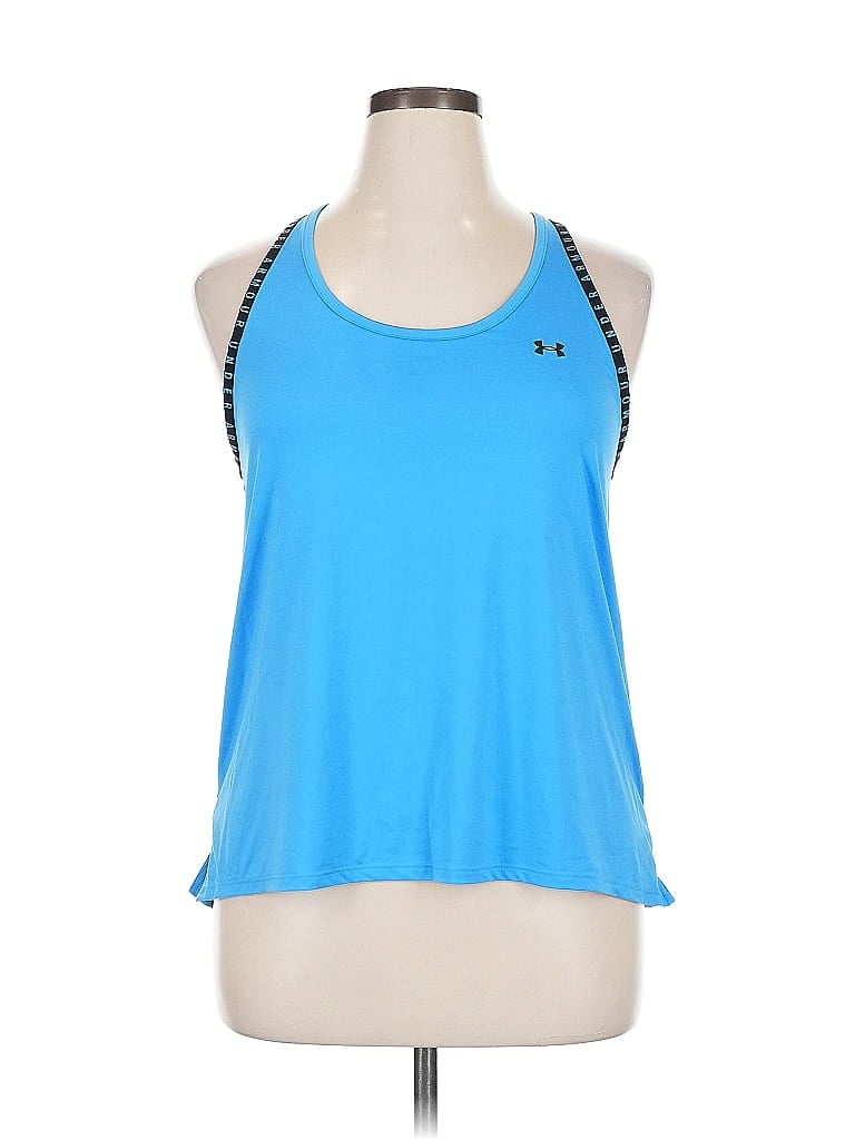 Terra & Sky Sleeveless Top Green Halter Neckline Tops In Brown