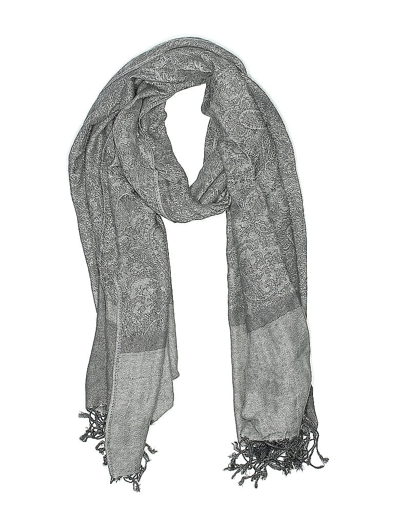 Pre-owned Unbranded Scarf In Gray