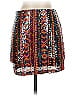 JJ Apparel 100% Polyester Print Red Orange Casual Skirt Size S - photo 1