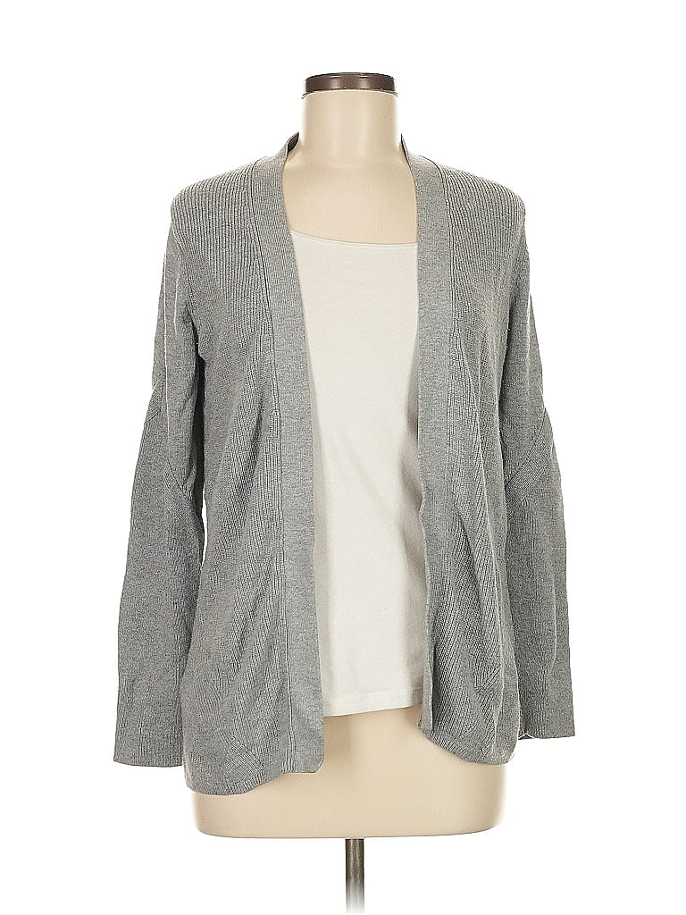 Pre-owned Banana Republic Cardigan Sweater In Gray