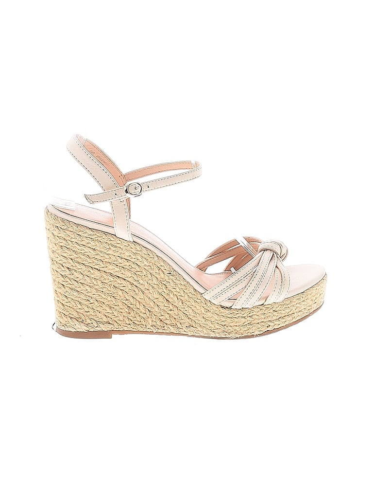 Pre-owned Kate Spade New York Wedges In White