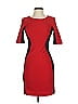 Bisou Bisou Color Block Red Cocktail Dress Size 2 - photo 1