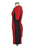 Bisou Bisou Color Block Red Cocktail Dress Size 2 - photo 5