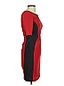 Bisou Bisou Color Block Red Cocktail Dress Size 2 - photo 4