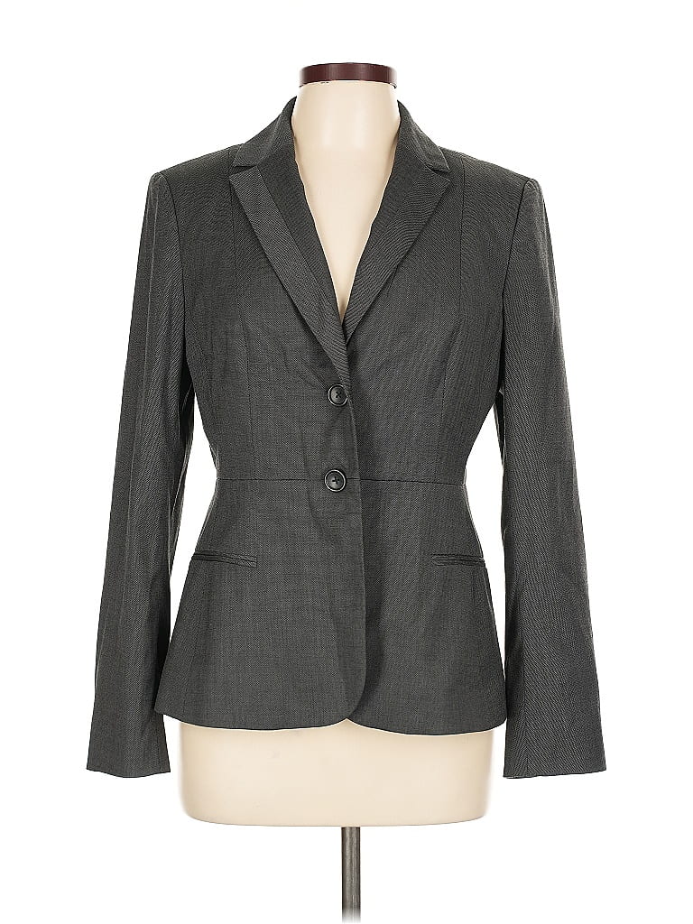 Pre-owned Banana Republic Factory Store Blazer Jacket In Gray