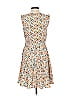 Vero Moda 100% Polyester Print Tan Casual Dress Size EU 34 / US 4 - photo 2