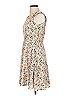 Vero Moda 100% Polyester Print Tan Casual Dress Size EU 34 / US 4 - photo 5