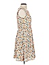 Vero Moda 100% Polyester Print Tan Casual Dress Size EU 34 / US 4 - photo 4