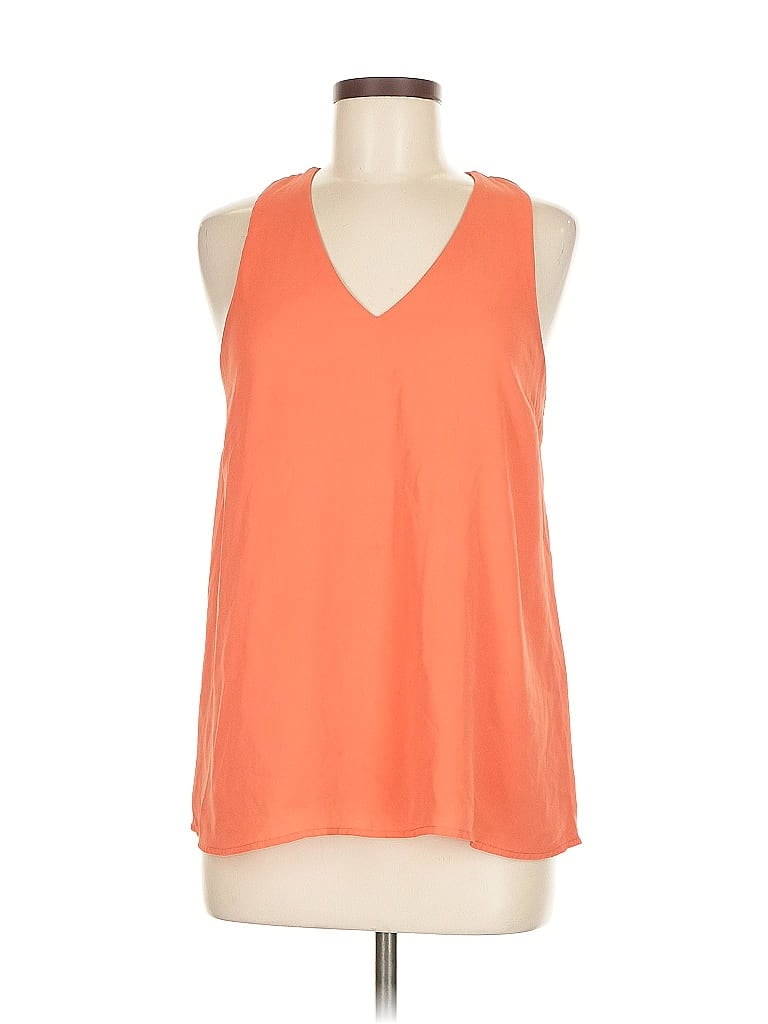 41HAWTHORN Pre-owned Sleeveless Top Orange Halter Neckline Tops