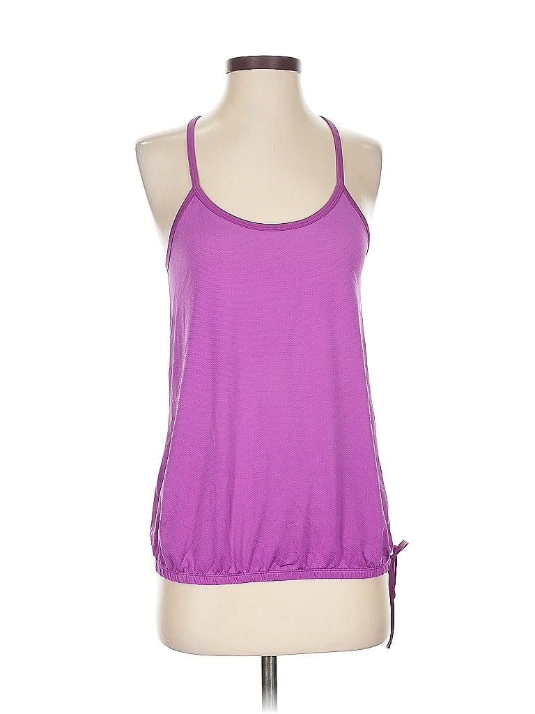 Pre-owned Assorted Brands Tank Top Purple Halter Neckline Tops