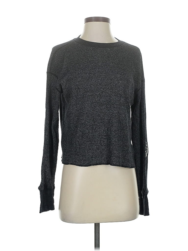 Pre-owned Monrow Pullover Sweater In Gray