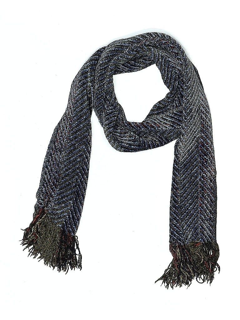 Pre-owned Assorted Brands Scarf In Blue