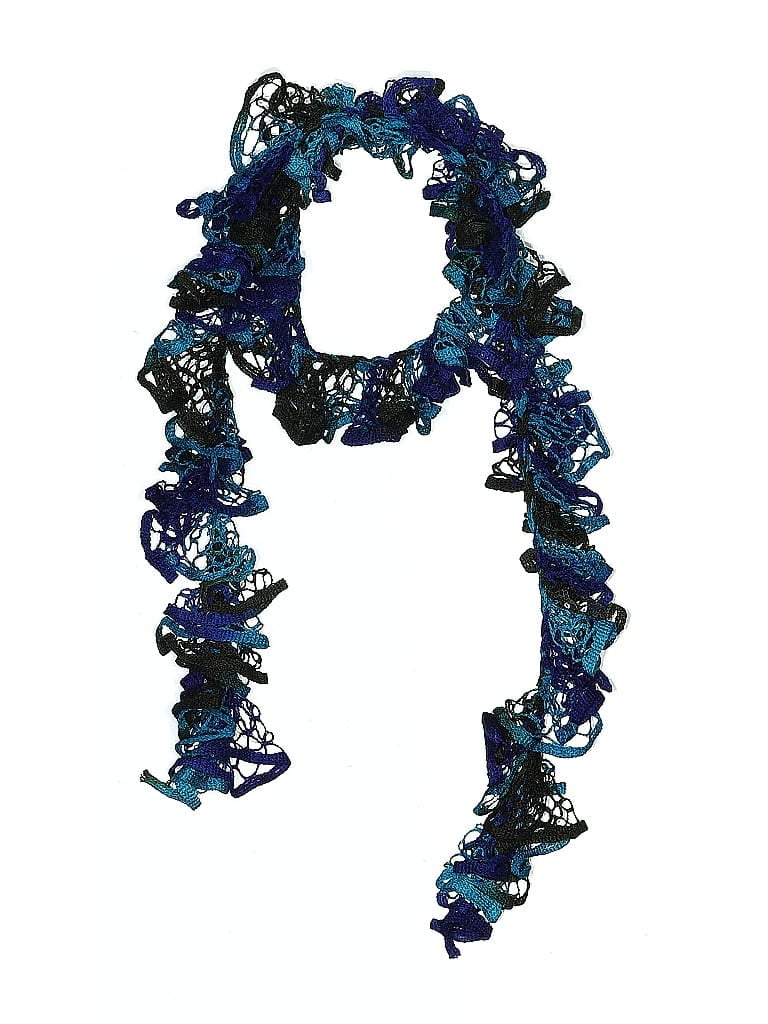 Click to view more detailed imagery on our partner's website Pre-owned Unbranded Scarf In Blue