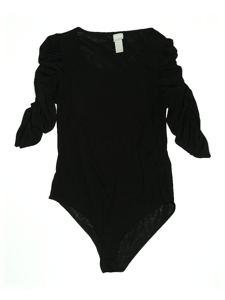 Pre-owned H&m Bodysuit In Black
