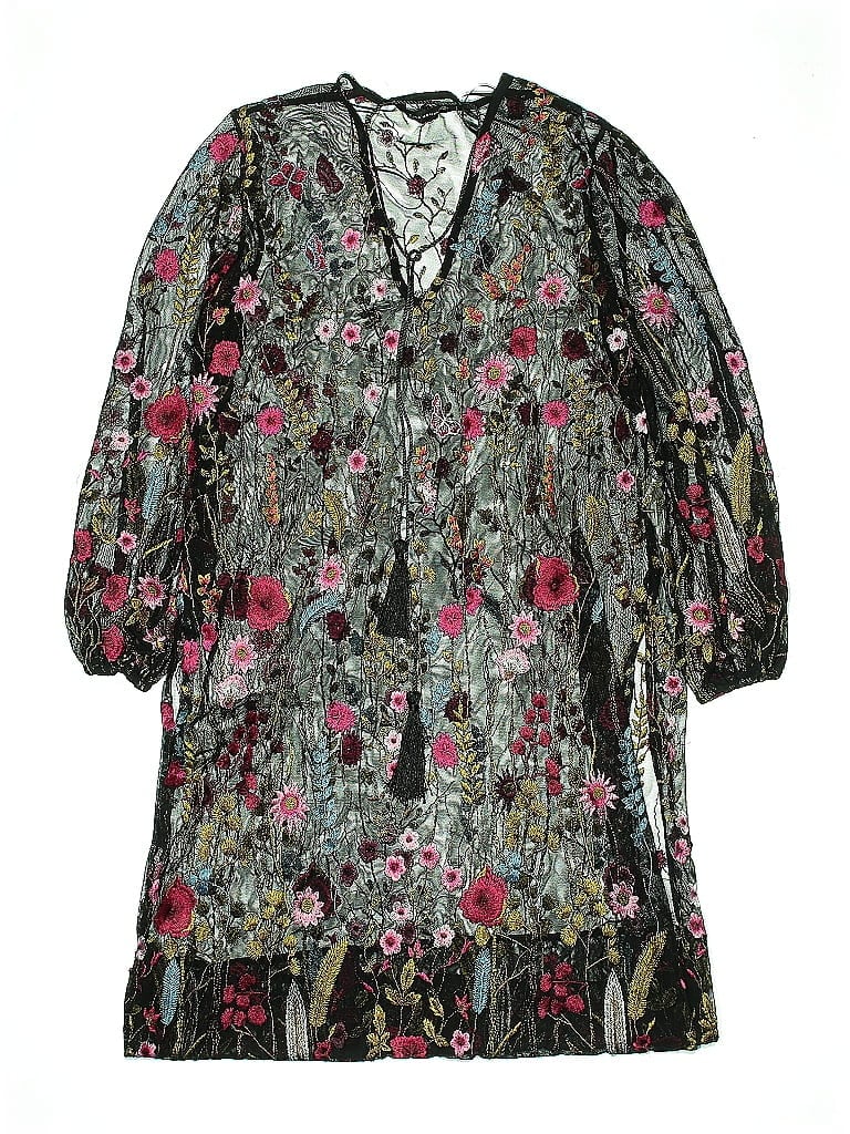 Pre-owned Zara Swimsuit Cover Up In Gray