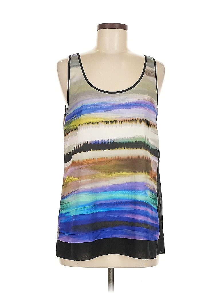 Pre-owned Dkny Jeans Tank Top In Blue