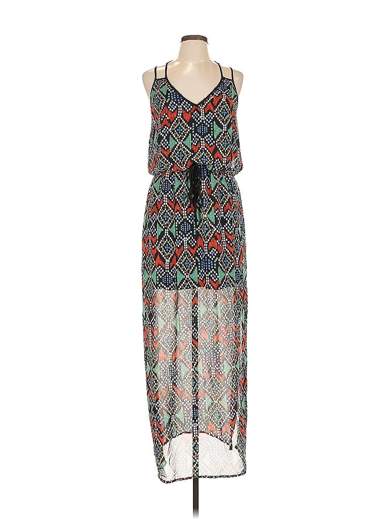 Pre-owned City Triangles Casual Dress In Green