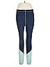 Sweaty Betty 100% Polyester Color Block Blue Teal Active Pants Size 12 - photo 1
