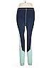 Sweaty Betty 100% Polyester Color Block Blue Teal Active Pants Size 12 - photo 2