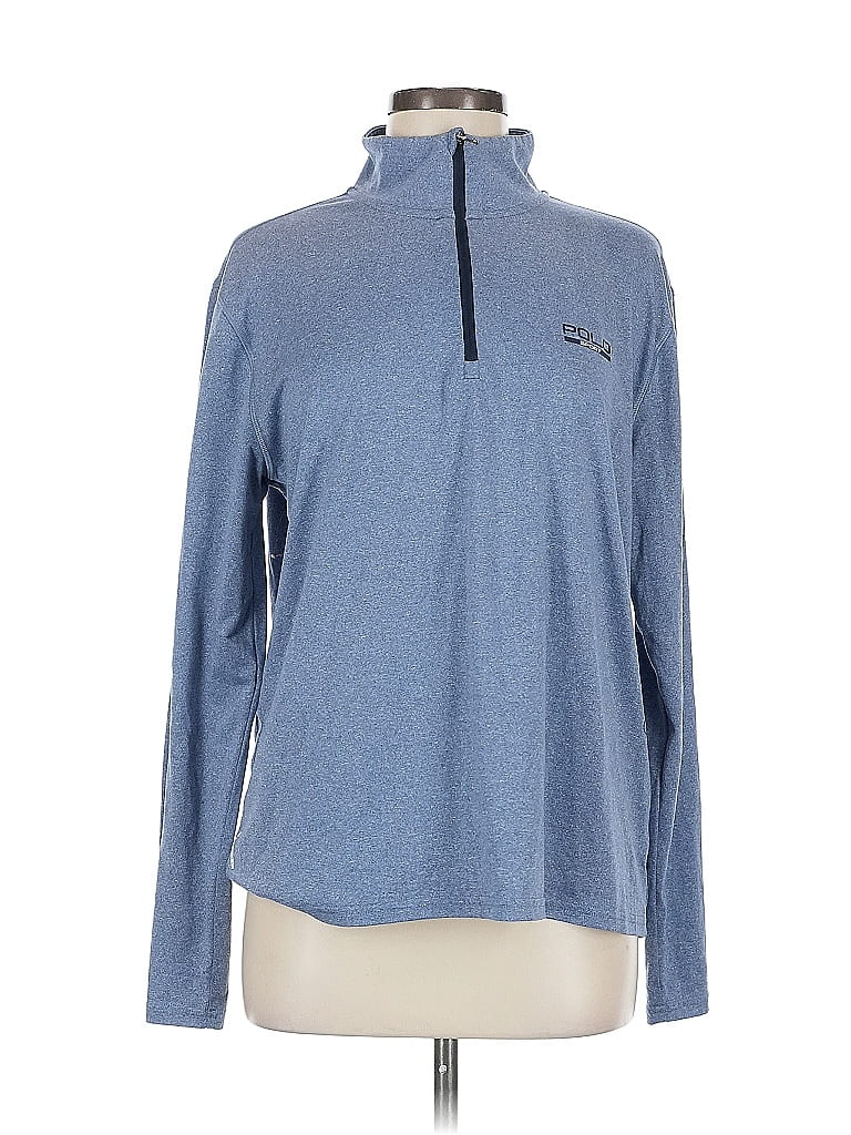 Pre-owned Polo By Ralph Lauren Fleece Jacket In Blue